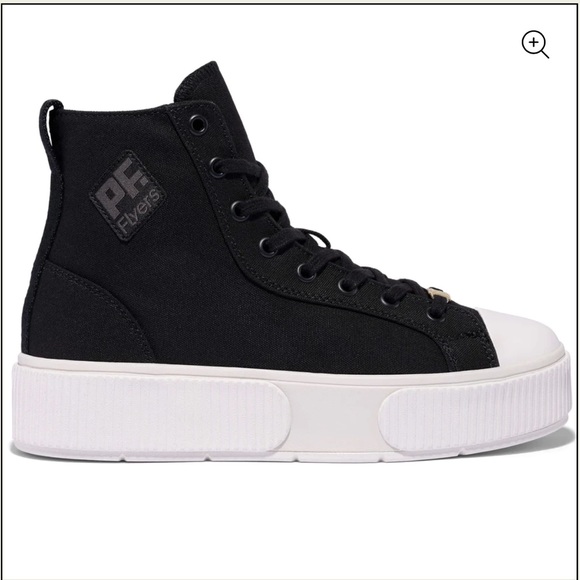 P.F. Flyers Shoes - NWOT PF Flyers Black Allston Hi Top Unisex Canvas